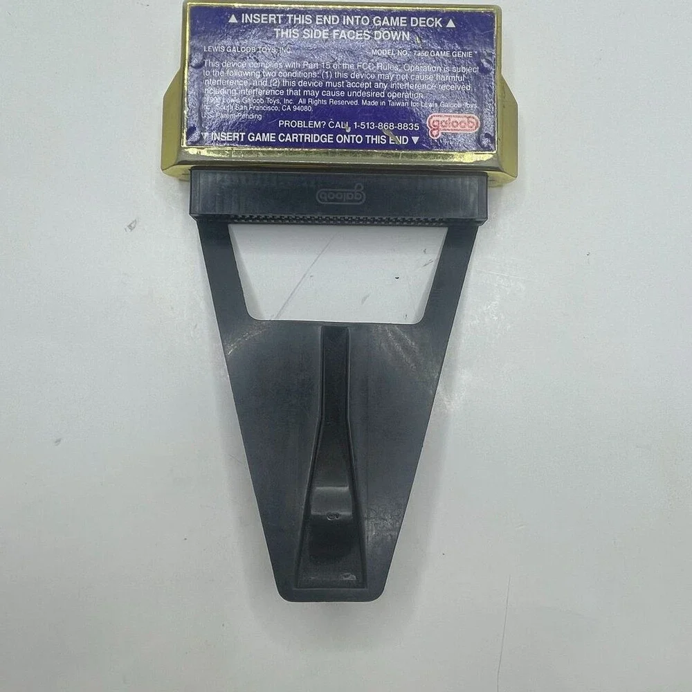 OEM Gold Galoob Nintendo Game Genie Video Game Enhancer NES Controller 7350
